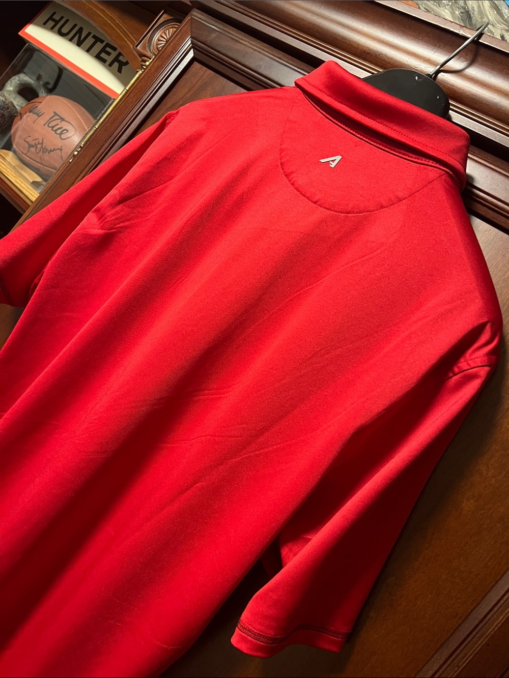 Brand New NFL SF 49ers Team Antigua Red Sportswear Polo with Embroidered SF Logo - Picture 13 of 15